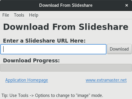 Download From Slideshare Demoed on Fedora 25