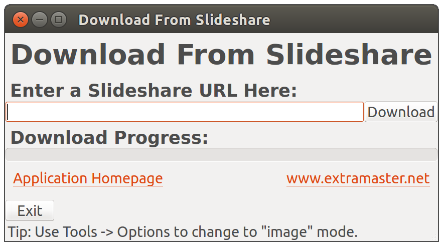 Download From Slideshare Demoed on Ubuntu 16.04