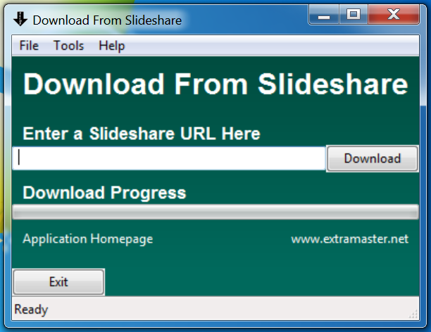Download From Slideshare on Windows 7